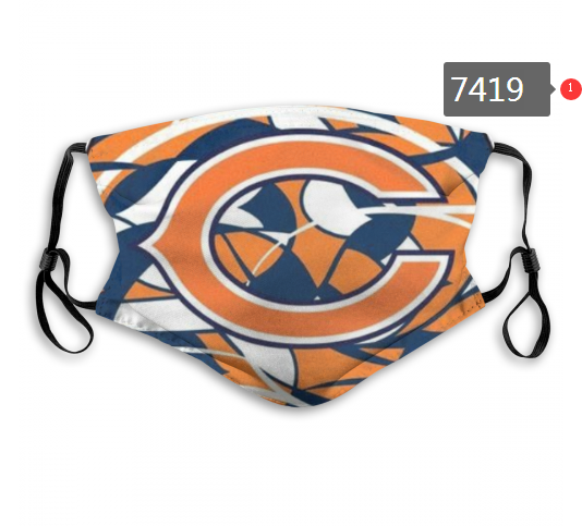 NFL 2020 Green Bay Packers77 Dust mask with filter->nfl dust mask->Sports Accessory